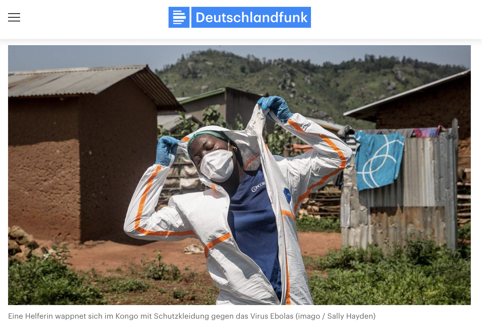 Demokratische Republik Kongo - 15 Tote nach Ebola-Ausbruch